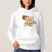 Caveman met Club Vrouwen Hoodie (Voorkant)