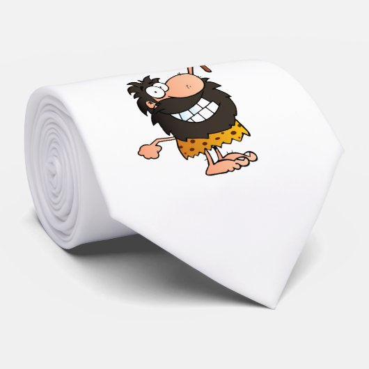 Caveman met Torch Stropdas (Opgerold)