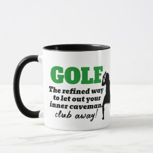 Caveman Pun Golf Mok voor mannen, Perfect Golfer G