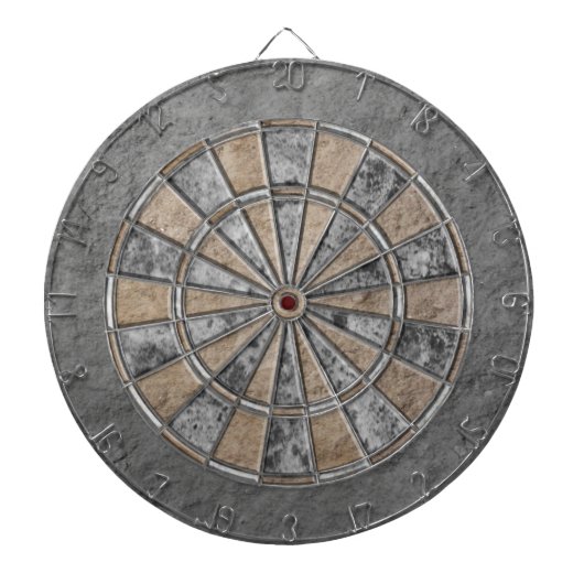 Caveman Stone Dartbord (Voorkant)