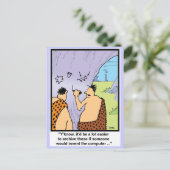 Caveman Style Briefkaart (Staand voorkant)