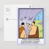Caveman Style Briefkaart (Voorkant / Achterkant)