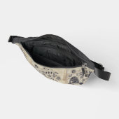 Caveman Tekeningen Oude Tribal Reizen Persoonlijk Heuptasje (Open)