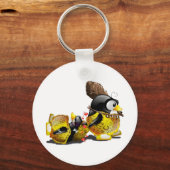 Caveman Tux in Love Sleutelhanger (Voorkant)