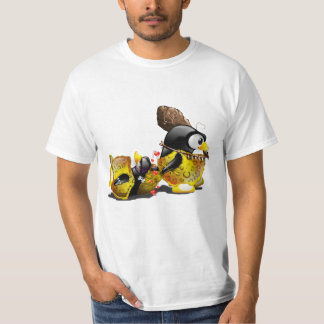 Caveman Tux in Love T-shirt