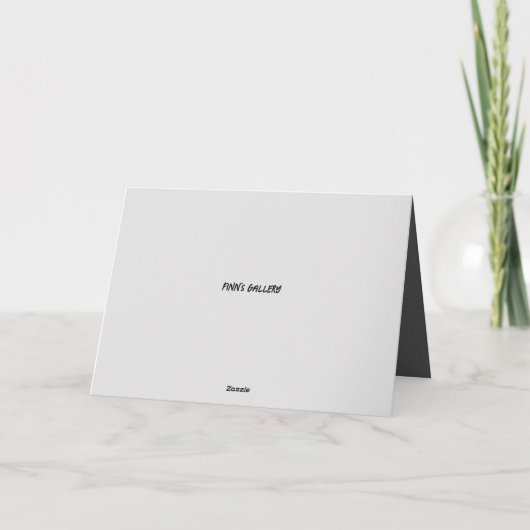 CAVEMAN VERJAARDAG KAART (Achterkant)