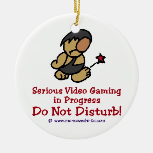 Cavemen Video Games Keramisch Ornament (Voorkant)