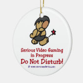 Cavemen Video Games Keramisch Ornament (Links)