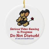 Cavemen Video Games Keramisch Ornament (Achterkant)