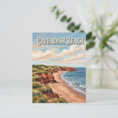 Cavendish Beach Canada Briefkaart (Staand voorkant)