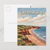 Cavendish Beach Canada Briefkaart (Voorkant / Achterkant)