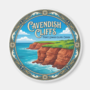 Cavendish Cliffs Canada Magneet