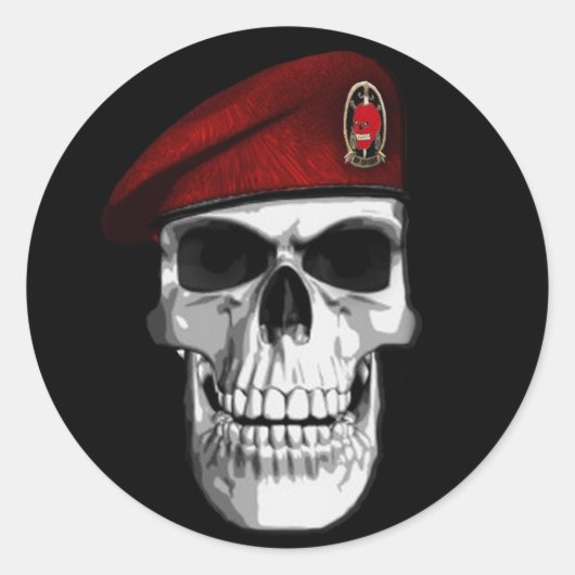 cavera1 ronde sticker (Voorkant)