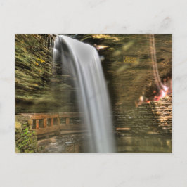 Cavern Cascade, Watkins Glen State Park, New York Briefkaart