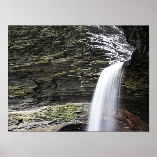 Cavern Cascade, Watkins Glen State Park, New York Poster (Voorkant)