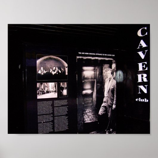 Cavern Club Original Entrance, Liverpool, Verenigd Poster (Voorkant)