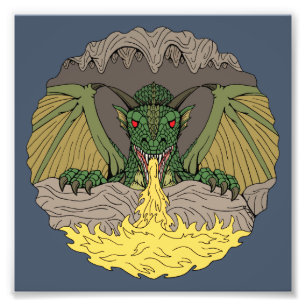 Cavern Dragon 2016 Foto Afdruk