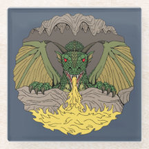 Cavern Dragon 2016 Glass Onderzetter