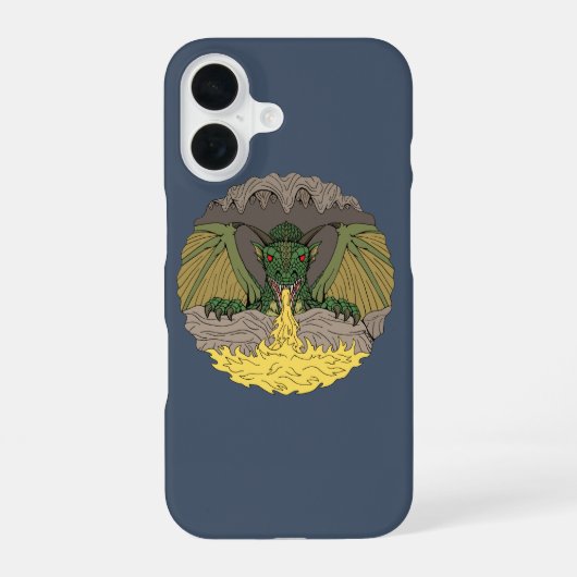 Cavern Dragon 2016 iPhone 16 Hoesje (Achterkant)