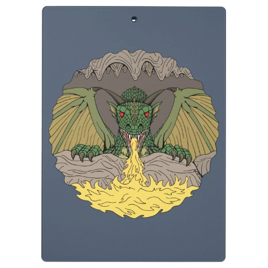 Cavern Dragon 2016 Klembord (Achterkant)