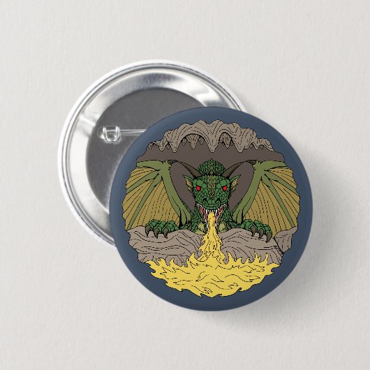 Cavern Dragon 2016 Ronde Button 5,7 Cm (Voorkant /achterkant)