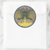 Cavern Dragon 2016 Ronde Sticker (Tas)