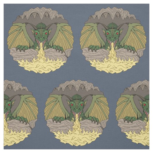Cavern Dragon 2016 Stof (Swatch)