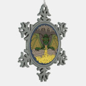 Cavern Dragon 2016 Tin Sneeuwvlok Ornament (Links)
