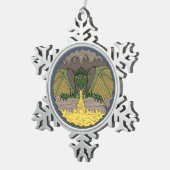 Cavern Dragon 2016 Tin Sneeuwvlok Ornament (Rechts)