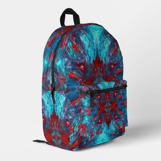 Cavern Fade Bedrukte Rugzak (Achterkant Hoek Links)