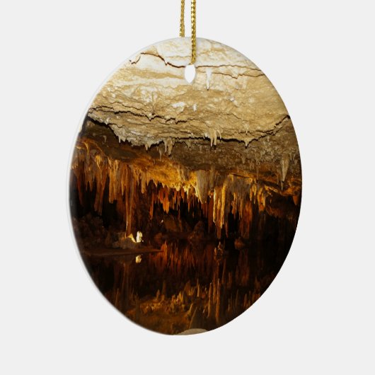 Cavern Lake Keramisch Ornament (Rechts)