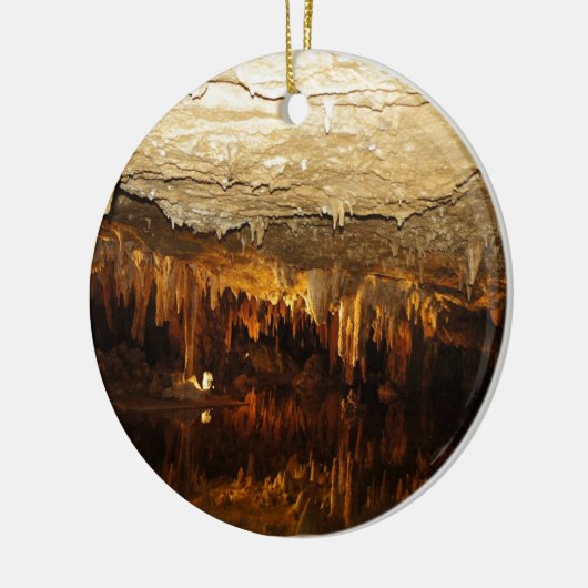 Cavern Lake Keramisch Ornament (Links)