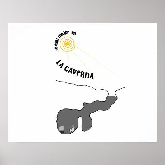 Caverna gamer poster (Voorkant)