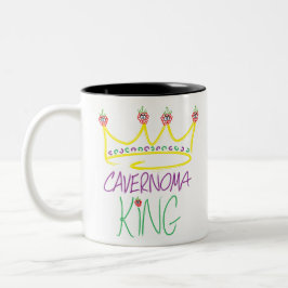 Cavernoma King, Design by Jamie Twinney, Tweekleurige Koffiemok