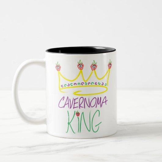 Cavernoma King, Design by Jamie Twinney, Tweekleurige Koffiemok (Links)