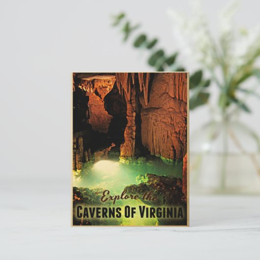 Caverns of Virginia Briefkaart (Staand voorkant)