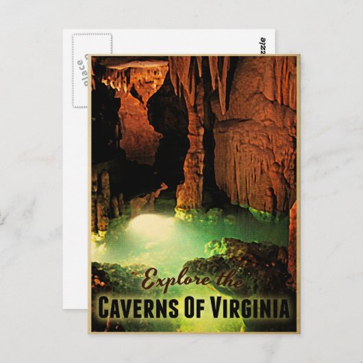Caverns of Virginia Briefkaart (Voorkant / Achterkant)