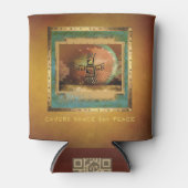 Cavers Dance for Peace Elegante Bronzen Koelbox a Blikjeskoeler (Voorkant)