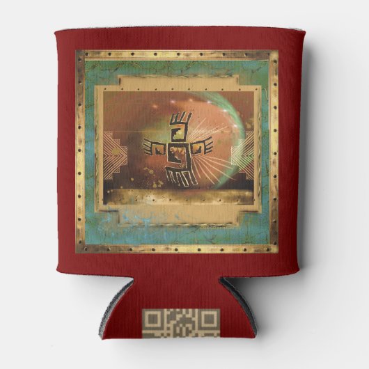 Cavers Dans voor Vrede Elegante Rode Koelbox Blikjeskoeler (Voorkant)