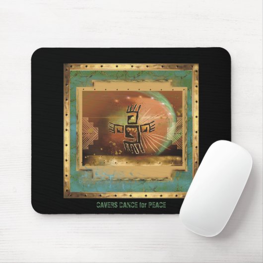 CAVER'S DANS voor Vrede Muismat (Met muis)