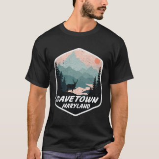 Cavetown Maryland MD Mountains Wandelen Souveni T-shirt