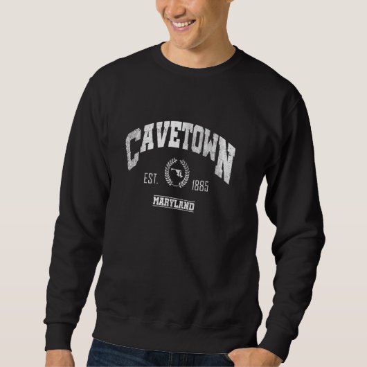 Cavetown MD Maryland Throwback Trui (Voorkant)
