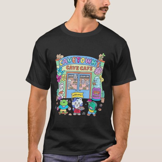 Cavetowns Cave Cafe T-shirt (Voorkant)