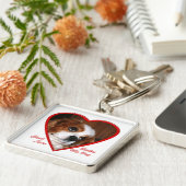 Cavi Love Heart Sleutelhanger (Zijkant)