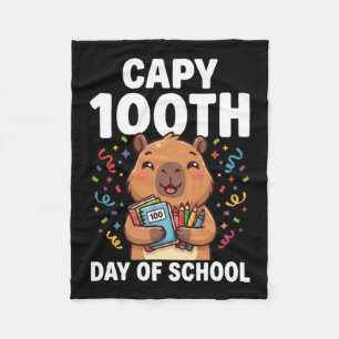 Cavia 100ste schooldag Schattige Cavia Dier Fleece Deken