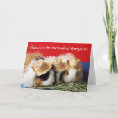Cavia 8th, 9th, 10th etc. Kind Verjaardag Kaart (Voorkant)