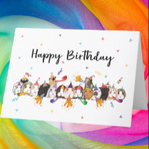 Cavia Birthday Card