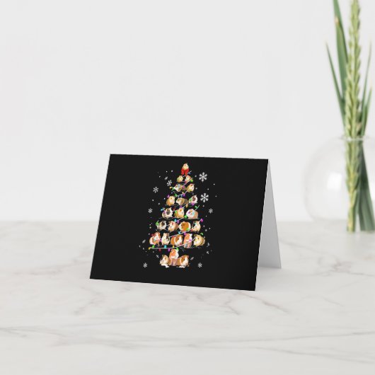 Cavia Cadeau | Prettig Kerstfeest Cavia Kaart (Voorkant)