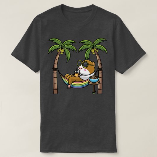cavia cavia cavy knaagdier in Hammock Vacation Pre T-shirt (Design voorkant)