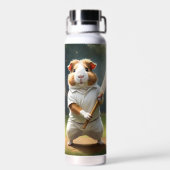 Cavia-cricketspeler: gekleed in het wit waterfles (Achterkant)